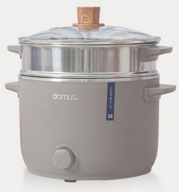 멀티쿠커 온도조절 찜기 다용도 2중 스텐 2단 분리형 대용량 냄비 전골 스마트 멀티팟 홈쇼핑