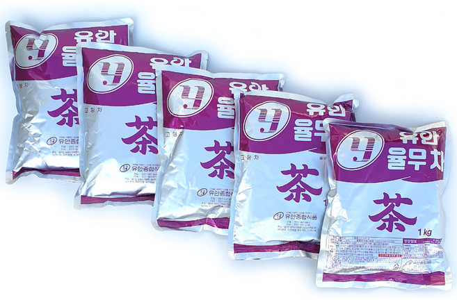 유안 율무차 자판기용, 1kg, 5개
