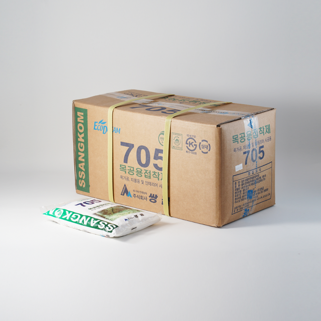 반장창고 쌍곰 705 목공본드 도배용 목공용 접착제 친환경 수성 1box, 20개입