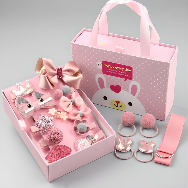 유치원 어린이집 생일선물 여아 헤어핀 17개 세트