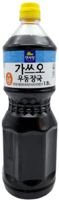 [청년푸드] 면사랑 가쓰오 우동장국 1.8L