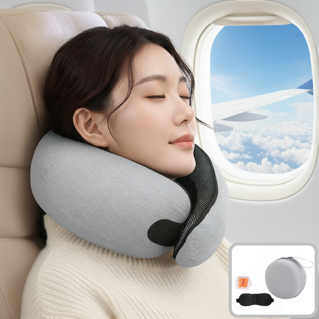 차닥터 기내용 목베개 여행용 목쿠션