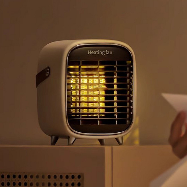 GPP 사무실 가정용 스마트 온풍기 저소음, 흰색