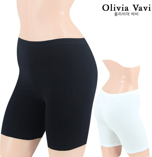 쉬즈언더웨어 국내생산 P005 면스판 5부