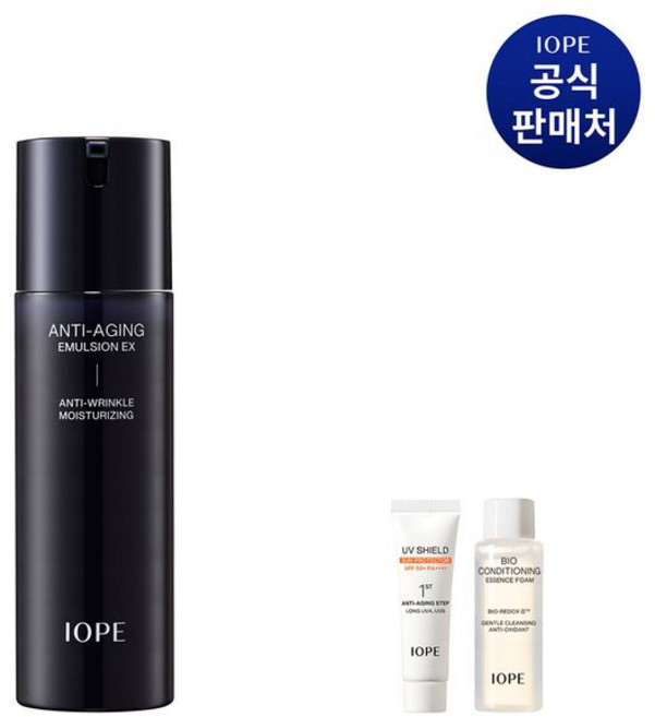 아이오페 맨 안티에이징 에멀젼 EX, 1개, 120ml