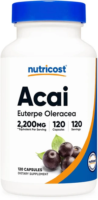 뉴트리코스트 아사이 2200mg 120캡슐, 120정, 1개 - 쿠팡