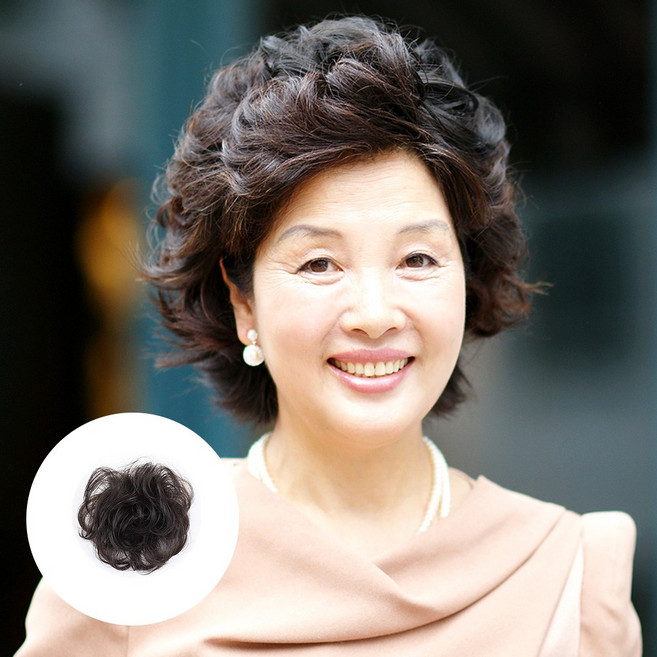 FT51 고열사 볼륨업탑피스 소, #4 자연갈색, 1개