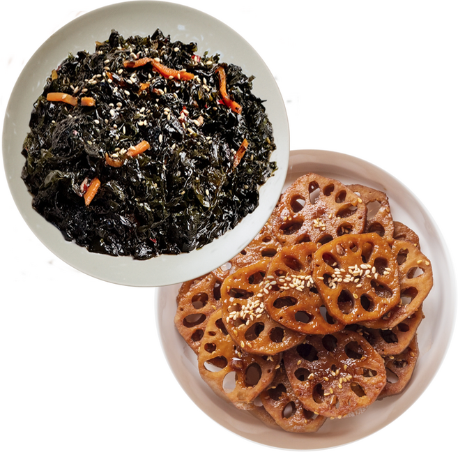 선미식가 국내산 100% 파래무침 1kg + 연근조림 1kg, 2개