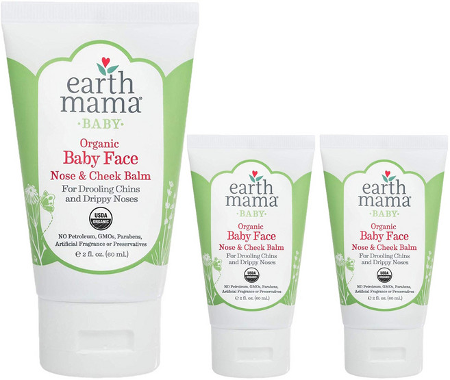 얼스마마 키즈 페이스 노즈 & 치크 밤, 3개, 60ml