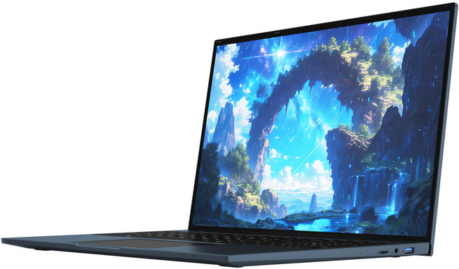 JUMPER 노트북 16인치 화면 대형 SSD 사무용 WIN11 home, 블루, MAX61602, 384GB, 12GB