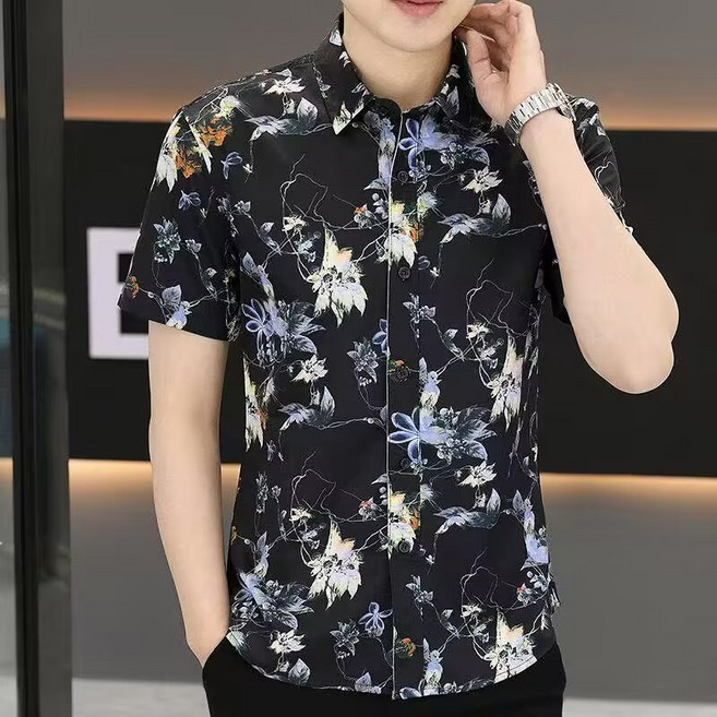 男女花襯衫 M-3XL 短袖襯衫 開衫薄外套 夏威夷風 海邊度假