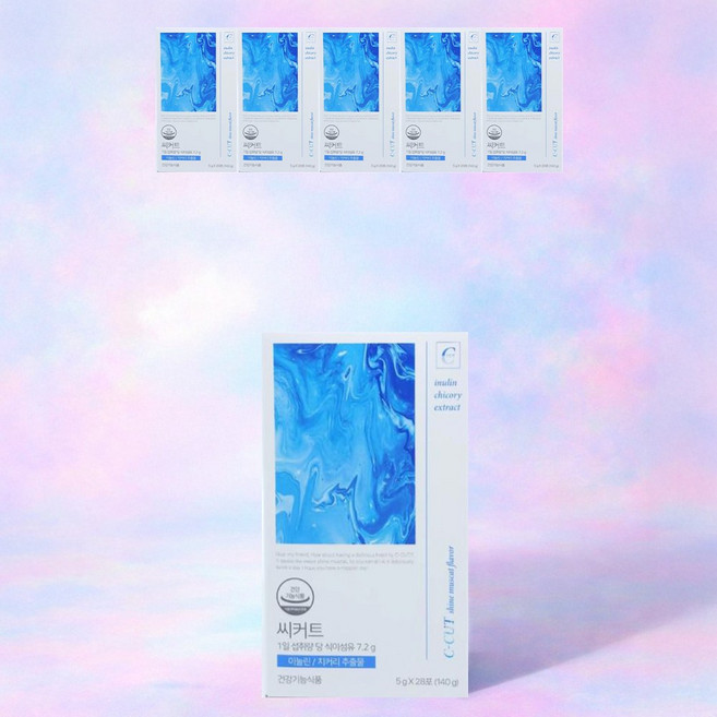 씨커트 겟비너스 효능 혈당 억제 콜레스테롤, 140g, 6개