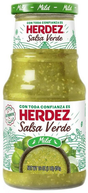 헤르데즈 Herdez Salsa Verde Mild 살사 베르데 마일드 소스, 454g, 6개