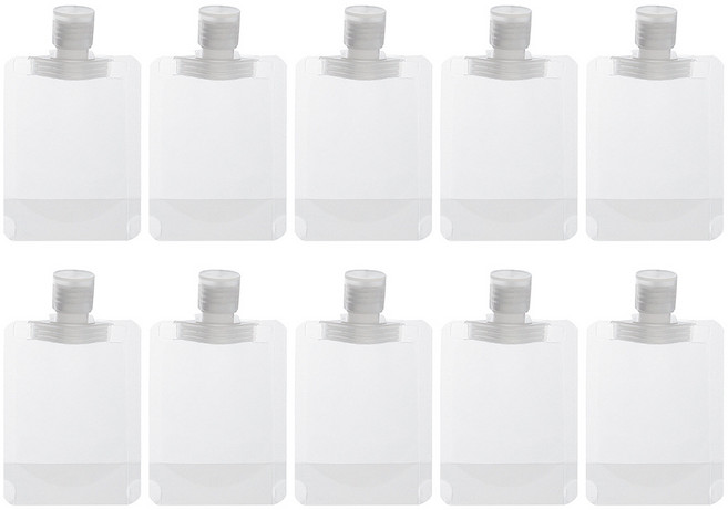 27리빙 여행용 깔끔한 소분 파우치, 50ml, 10개