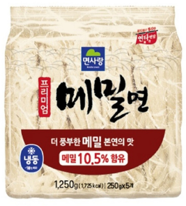 면사랑 냉동 메밀면, 1개