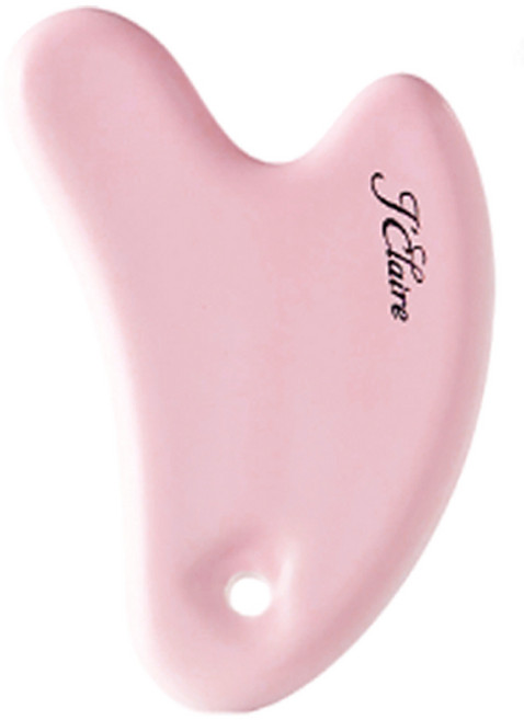 제이끌레르 세라믹 괄사 마사지기 경락 림프 순환, 캔디핑크, 1세트