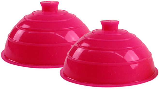 실리콘 왕부항컵 큰부항 2개1세트, 1세트