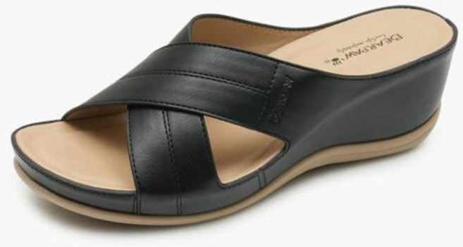 베어파우 HEIDI 슬리퍼 (블랙), 없음, K2263001PB-W／240