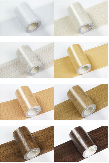 굿데이몰 다용도 무늬목 몰딩시트지 몰딩리폼 10M 접착식 스티커 보수테이프, MS02.화이트오크