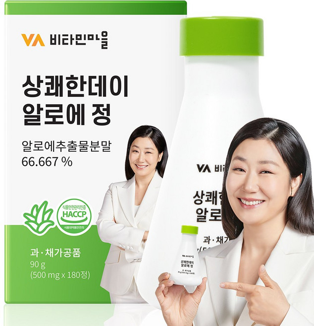 비타민마을 쾌변데이 알로에 정, 180정, 1개