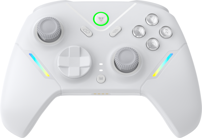 JAMJAKE 무선 게임패드 JXPro 컨트롤러 홀센서 PC 스위치2 모바일 호환 저지연 조이스틱, 1개, JXPro-화이트