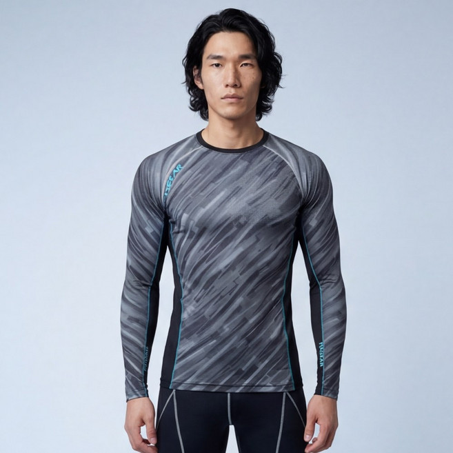 픽스기어 CFL-67 남 여 공용 머슬핏 스포츠웨어 언더레이어 언더셔츠 짐웨어 헬스복 운동복 트레이닝복 주짓수 크로스핏 합기도 래쉬가드