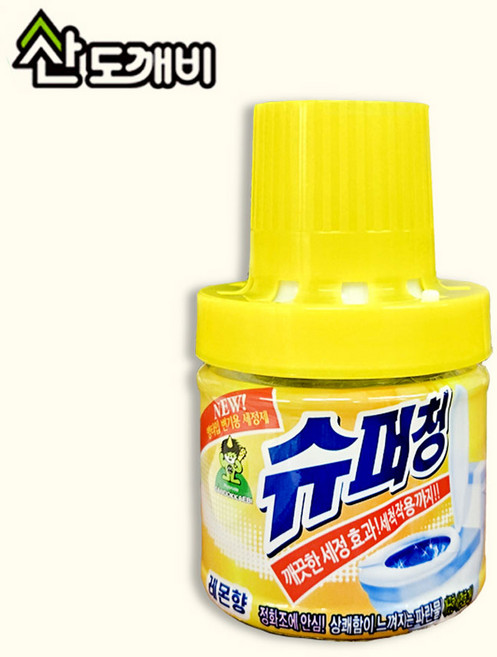 산도깨비 슈퍼청 병 180g /청크린 병/화장실 변기세정세/악취제거, 1개