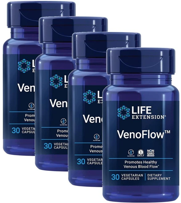 라이프익스텐션 VenoFlow 베지캡슐 30정, 4개 - 쿠팡