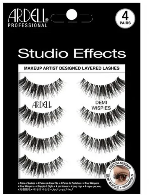 아델 스튜디오 이펙트 데미 위스피 인조 속눈썹 4팩, 아델 스튜디오 이펙트 데미 위스파이 인조 속눈썹 자연스, 1개 - 쿠팡