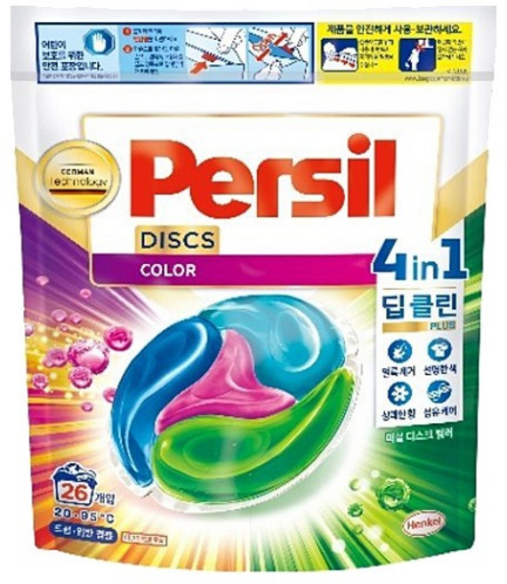 퍼실 디스크 파워 캡슐세제 26개