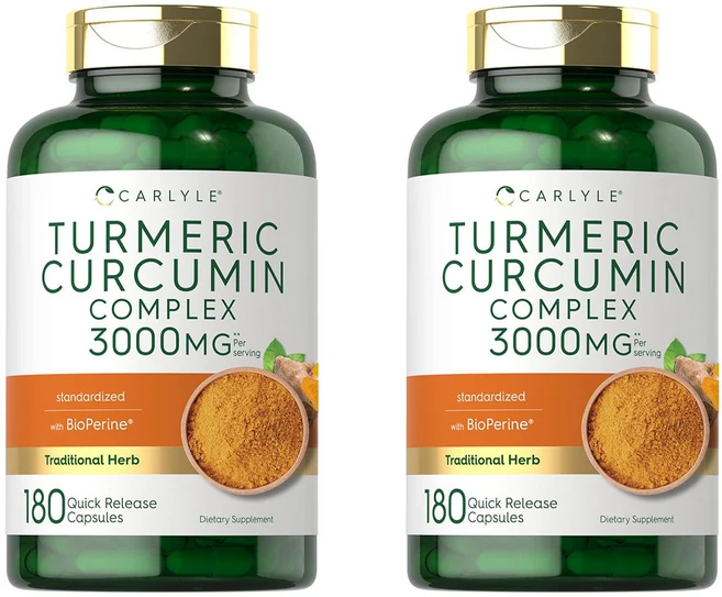 강황 커큐민 1000mg 커큐미노이드, 2개, 180정 - 쿠팡