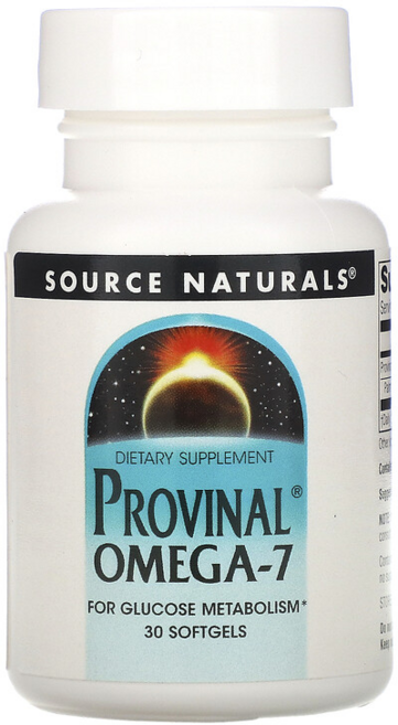 소스 네추럴스 Provinal Omega7 팔미톨레산 30 소프트젤, 30ml, 1개
