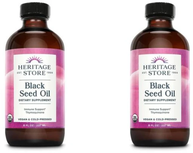 HERITAGE STORE 헤리티지 스토어 블랙씨드 오일 237ml 2팩 - 쿠팡