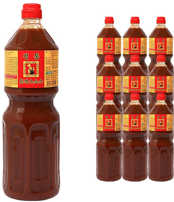 푸드올마켓_ 서해 정통돈까스소스 1.75L 한박스 (1.75L x 9ea), 9개, 1.9kg