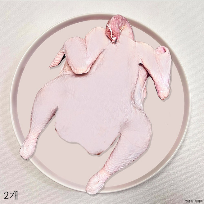 [팜스제임] 토종닭 백숙용 (손질무게1.2kg이상) (냉장) 보양식 삼계탕, 2개, 1.2kg