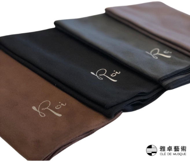 韓國 ROI 樂器擦拭布 Large 80x40 超細纖維材質 適用於各種樂器清潔保養 吸水力強 不傷樂器表面, 黑色, 1個