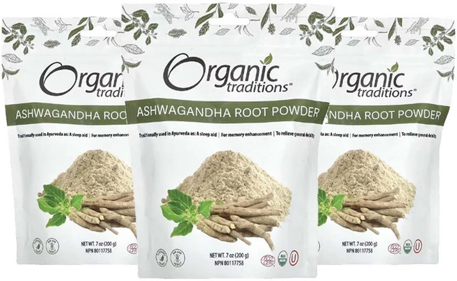 올가닉트래디션 아슈와간다 아쉬아간다 분말 파우더 가루 200g3팩, 200g - 쿠팡