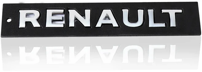 ABS 자동차 트렁크 레터 스티커 엠블럼 자동차 배지 데칼 로고 르노 콜레오스 캡처 탈리스만 카자르 RS 메, 04 RENAULT-Silver