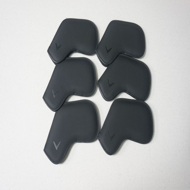 캘러웨이 X 포지드 블랙 아이언 헤드 커버 6개 세트 코리아