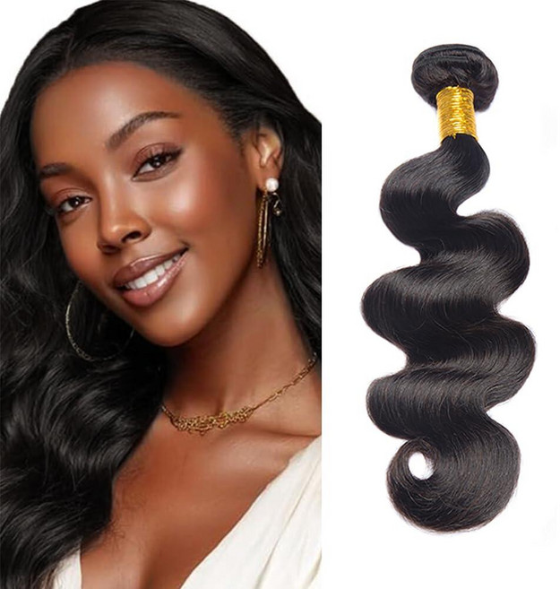 GveoXvo Bundles Human Hair Body Wave Bundle 12 Inch 8A Grade Unprocessed Brazilian Virgin NaturaL, GveoXvo Bundles Human Hair Bod