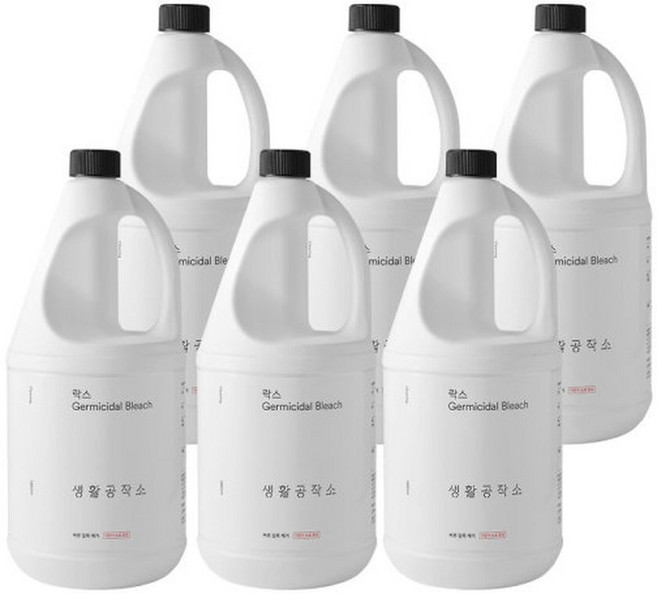 생활공작소 락스 살균소독제 1.85L x 6개