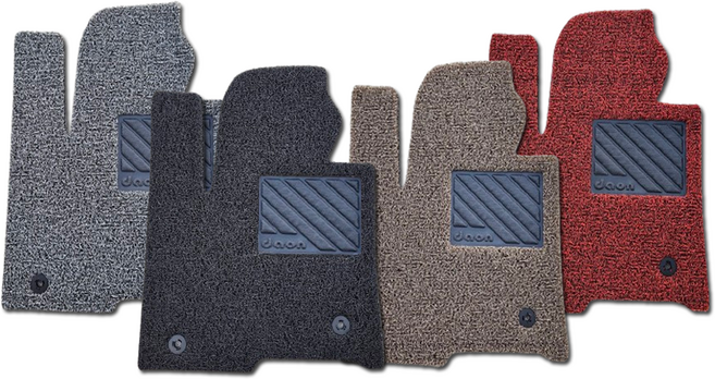 카미 코일 카매트 확장형 현대 투싼 IX 올뉴 NX4 가솔린 디젤 하이브리드 전차종 1열 + 2열 세트 자동차 코일매트, 레드, 투싼IX(09~15년)