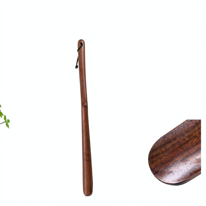 75cm 櫸木長柄鞋拔, 高檔實木鞋拔 - 胡桃木60cm, 1個