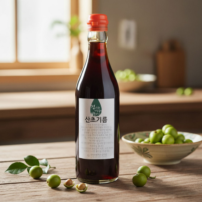 [건사방] 햇 산초씨로 압착한 산초 오일 기름 350ml, 1개