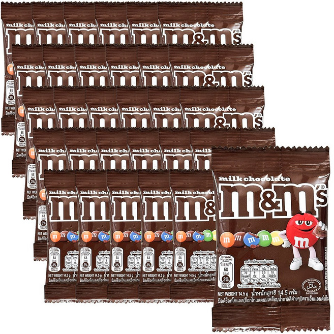 엠앤엠즈 밀크 초콜릿 펀사이즈, 30개, 14.5g
