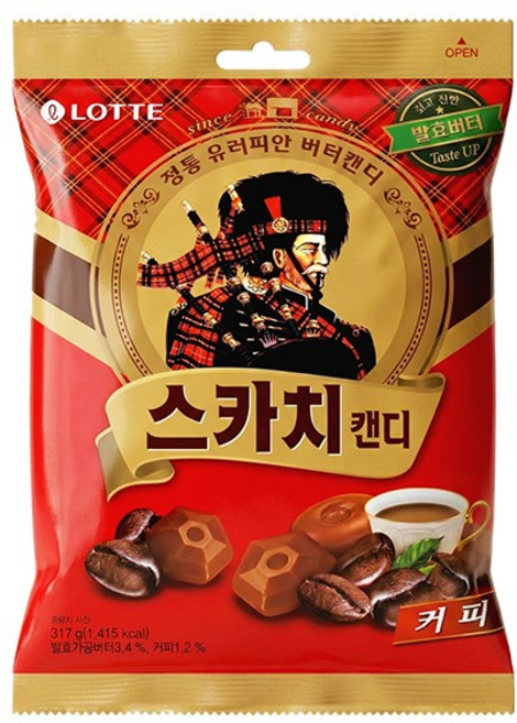 롯데 스카치캔디 커피맛, 317g, 1개