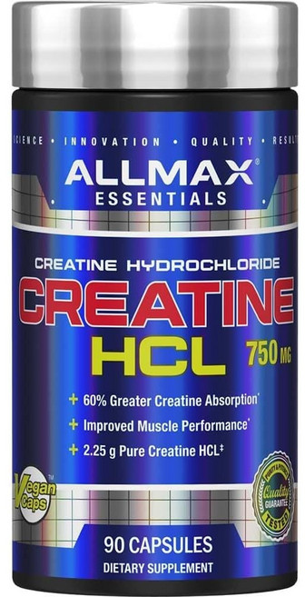 올맥스 크레아틴 HCL 750mg 비건 캡슐, 90정, 1개