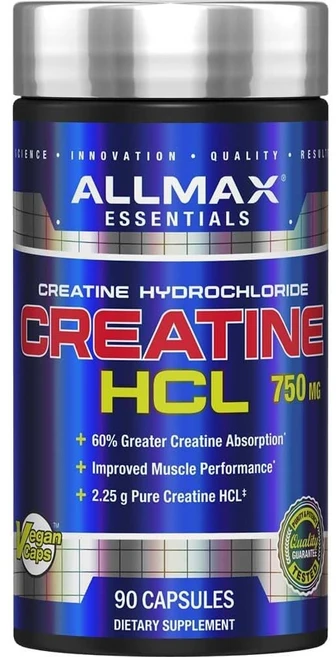 올맥스 크레아틴 HCL 750mg 비건 캡슐, 90정, 1개 - 쿠팡