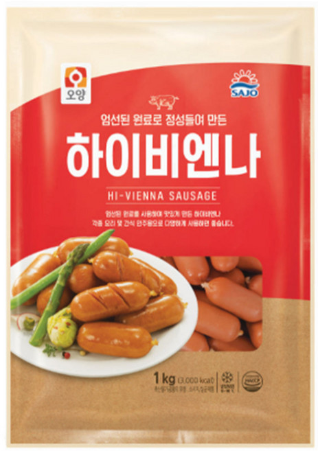 사조 하이 비엔나1kg, 1kg, 1개