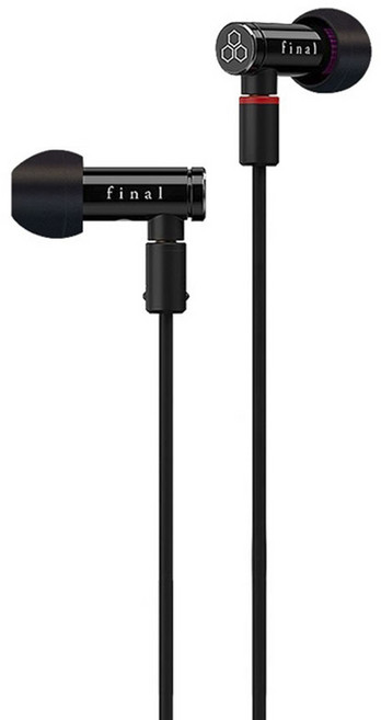 FINAL 인이어 유선 이어폰, 블랙, E4000